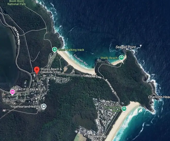 shores-map Shores Lake and Beachside Villas Map